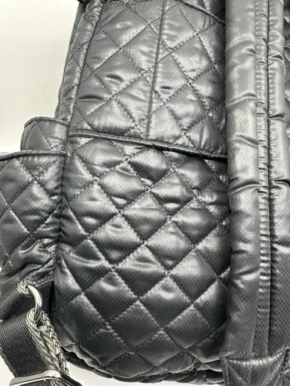Oliver Thomas Kaden Quilted Black Backpack
